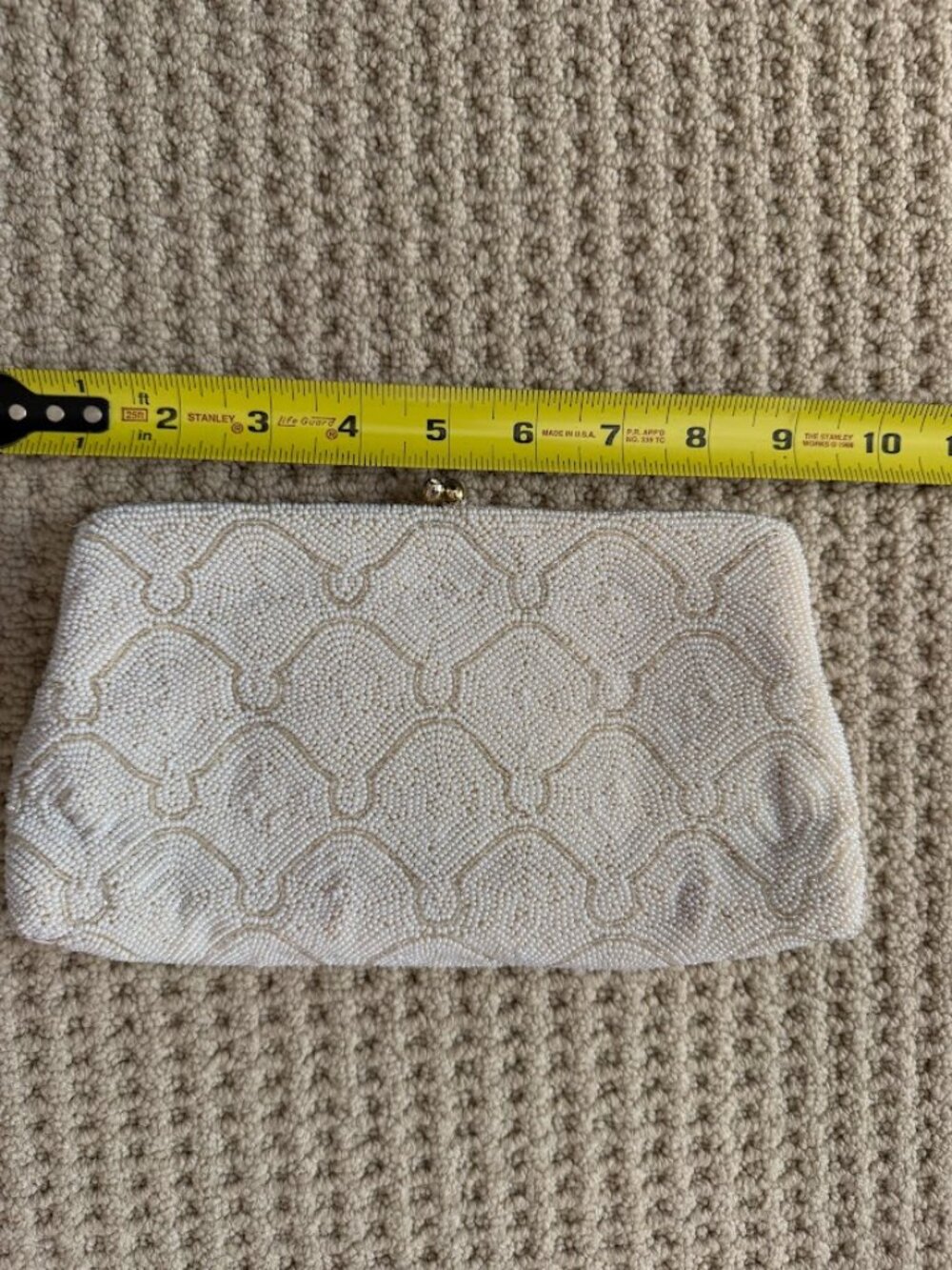 Vintage Hand Beaded Purse